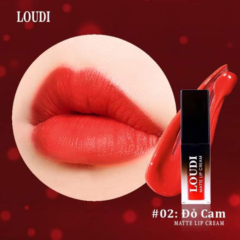 SON LOUDI 8 MÀU_ĐỎ LOUDI