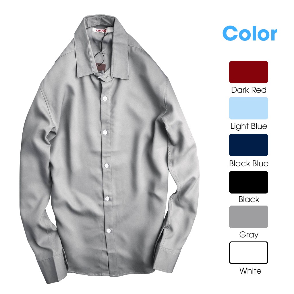 Men's Long Sleeve Shirt with many colors