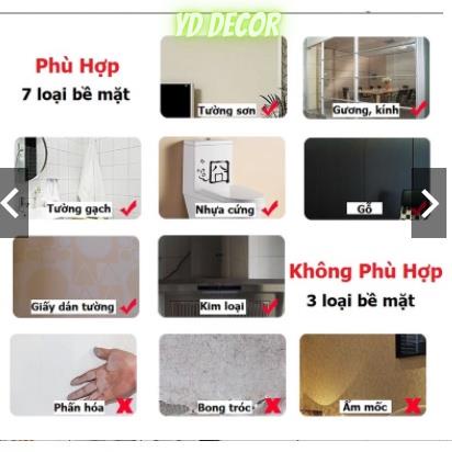 Tranh dán tường mica 3D DORAEMON Viền Đen cho bé yêu decor trang trí phòng ngủ phòng khách