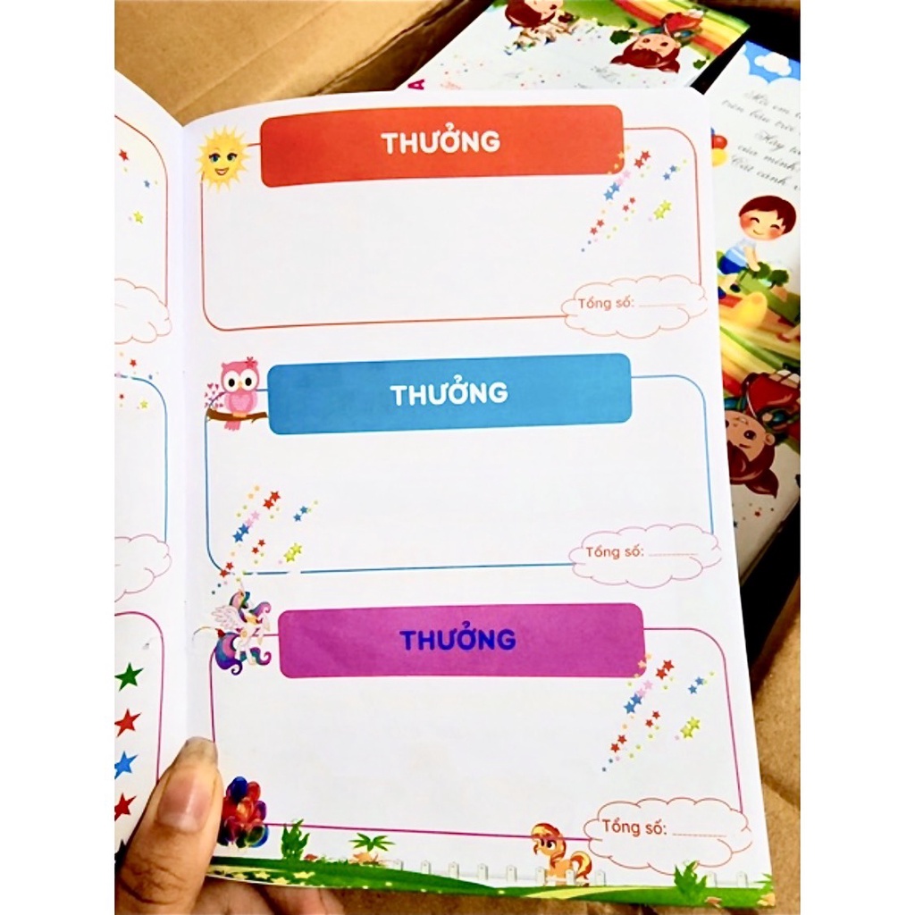 Quyển Sổ Thi Đua Cho Các Bé