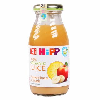 (4M+) Lọ dinh dưỡng HiPP Sinh tố Táo, Dứa, Chuối, Vitamin C - 200ml