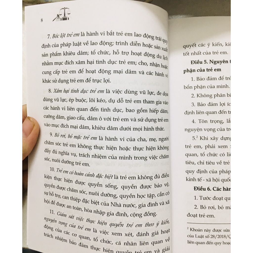 Sách Luật trẻ em và văn bản hướng dẫn thi hành