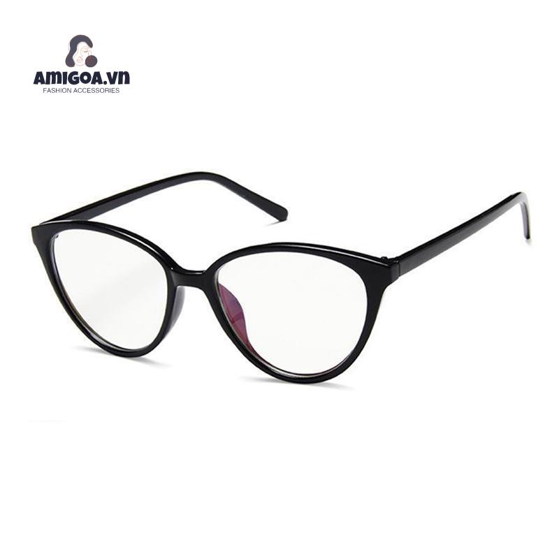 ✨✨kính mắt mèo Mắt Kính Cận Thị Siêu Nhẹ Chống Ánh Sáng Xanh Kiểu Cổ Điển Thời Trang