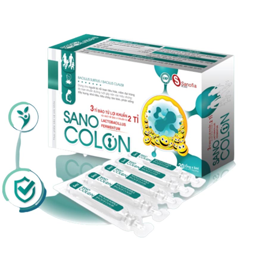 Sano Colon hộp 20 ống , bổ sung lợi khuẩn cho đường ruột , Cvspharmacy