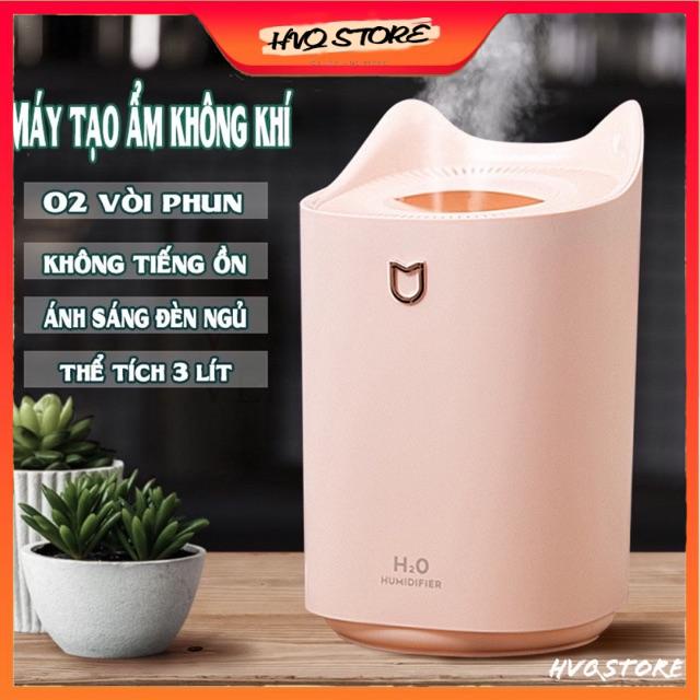 [HOT ,Tặng Tinh Dầu]  Máy tạo đột ẩm không khí HUMIDIFIRE 4 chức năng dung lượng 3L