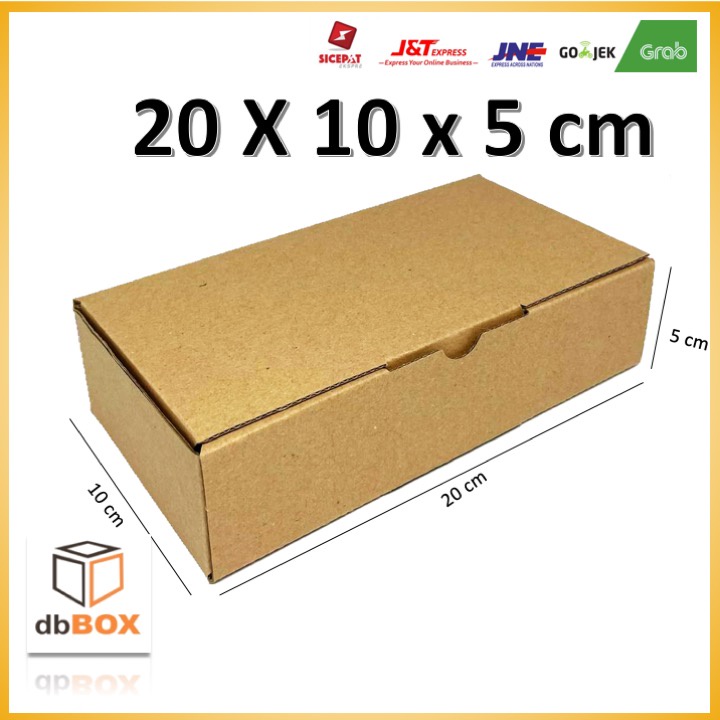 Giấy Các Tông 20x10x5 cm | Khuôn Cắt Hộp Cắt Và Dễ Dàng | Hộp Đựng Bánh Tart & Snack