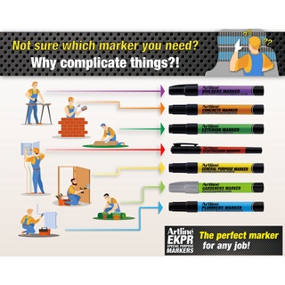 Bút lông dầu mực bền bỉ Artline EKPR-GPM hàng chính hãng, đúng chuẩn