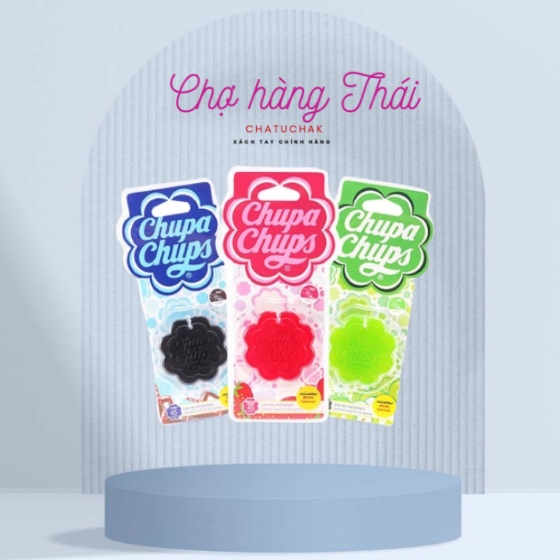 Soap thơm điều hòa không khí Chupa Chups Car Air Freshener thái