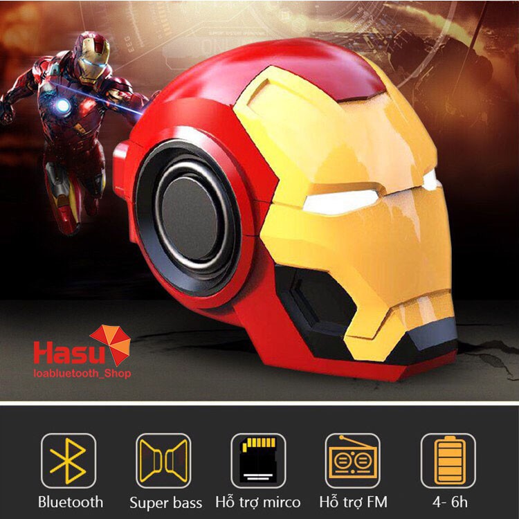 Loa bluetooth Iron Man - loa bluetooth không dây Bluetooth 4.2