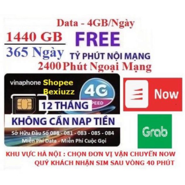 HTT5 A SIM VD89 , VD149 12T-720GB tới 1440GB ( Miễn Phí Data ) và Gọi Miễn Phí -Sản phẩm từ 6 đến 12 Tháng 3 58