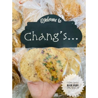 Cơm cháy mắm hành - 3 miếng/bịch - Chang's Food