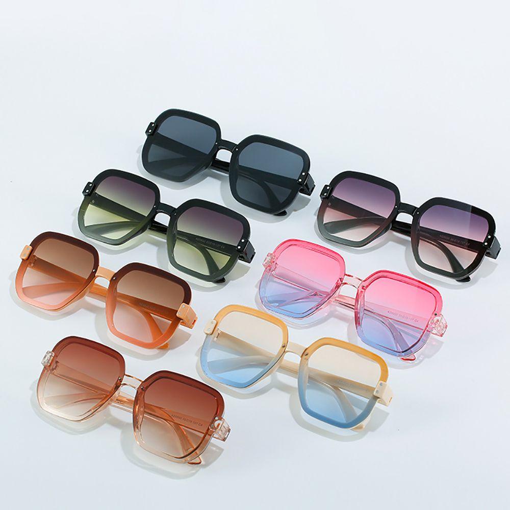 Kính Mát Gọng Vuông Chống Bức Xạ Chống Bức Xạ Phong Cách Hàn Quốc Thời Trang Cho Nữ