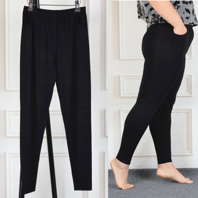 Quần Legging - Tregging (BIGSIZE đến 100kg) Chất Umi( DÀY)Sịn Loại 1, Giặt Máy Thoải Mái Không Bai Không Xù