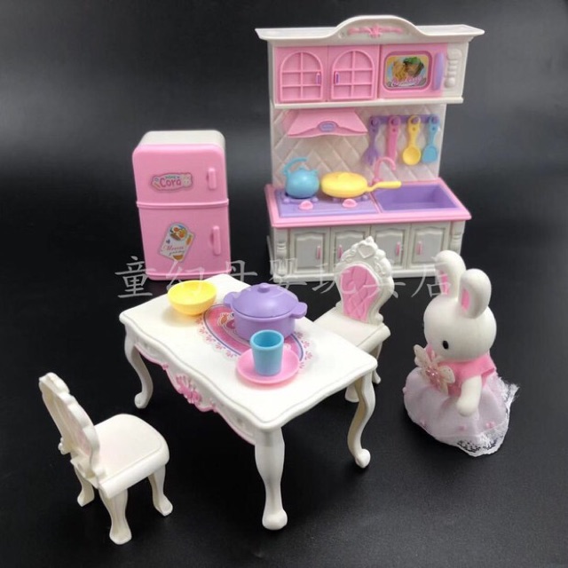 Phòng Ngủ Mini - Nhà Bếp Mini - Phòng Tắm Mini Thỏ & Mèo Kitty Siêu Xinh🌸🌸 Rất nhiều mẫu