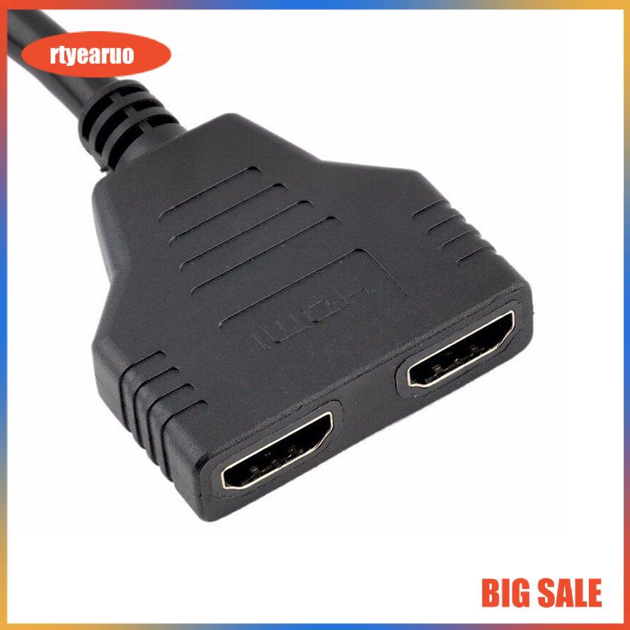 Bộ cáp chia chuyển đổi đầu HDMI 1080P sang 2 cổng đầu ra chất lượng cao
