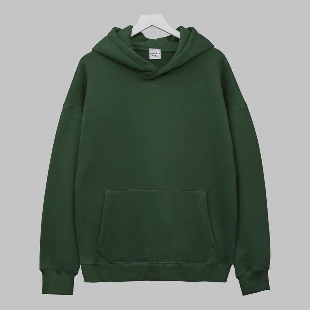 Áo Hoodie trơn  nam nữ unisex form rộng mặc cực đẹp, chất nỉ cotton