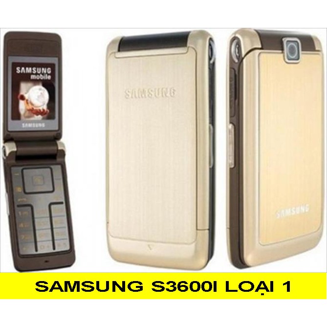 Điện Thoại SamSung S3600 Nắp Gập Có Pin Và Sạc loa to bàn phím lớn cho người già