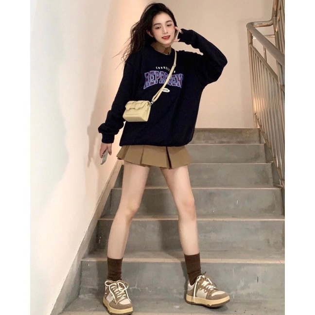 Set 2 món áo bo REP mix chân váy tennis TTS857