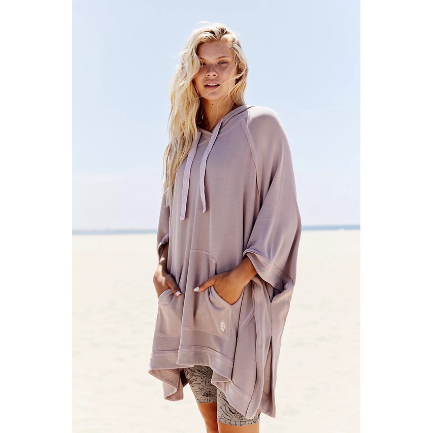 Hàng dư xịn - Áo hoodie oversized nữ dáng boho Fr33 P3ople xuất khẩu