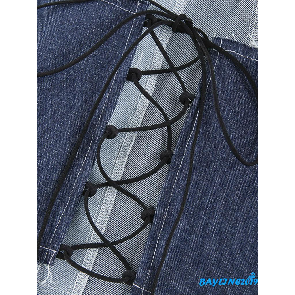 Áo Lửng Denim Thời Trang Dành Cho Nữ