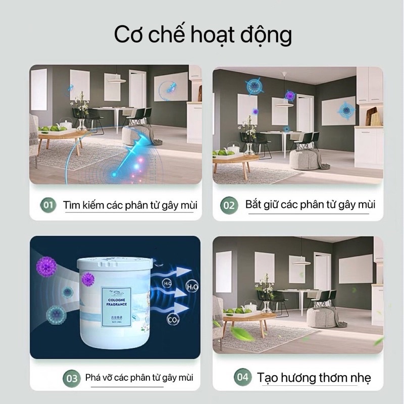 Sáp thơm phòng, sáp thơm khử mùi nhà vệ sinh, phòng ngủ, ô tô, tủ quần áo,nhà bếp