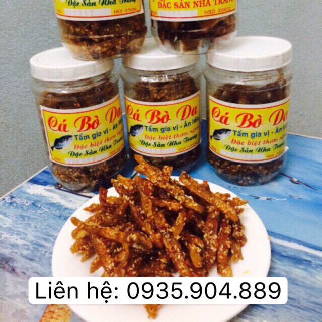 [Mã 267FMCGSALE giảm 8% đơn 500K] [ 200Gr ] Cá Bò Da Rim Sợi Mè | Cá Da Bò Rim Mè