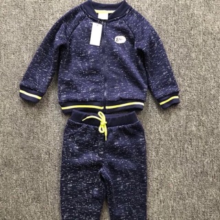 Bộ nỉ cuddle bé zai