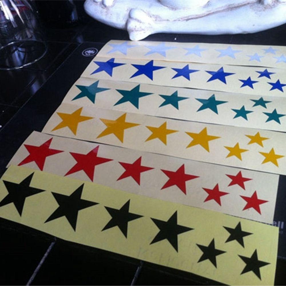 Set 2 / 5 Tấm Sticker Phản Quang Hình Ngôi Sao Dán Trang Trí Xe Đạp Leo Núi