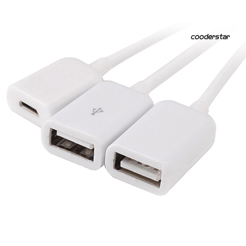 Cáp chuyển đổi 3 trong 1 Micro USB HUB OTG sang USB 2.0 cho Samsung