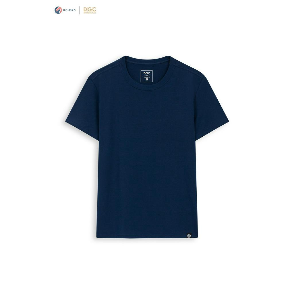 Áo thun ngắn tay DGC - SATBC01M dáng suông, cổ tròn, chất liệu cotton tháng mát, thấm hút tốt