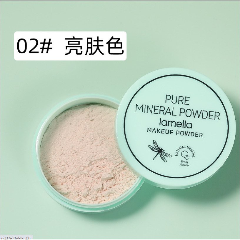 Bột Phấn Phủ Bột Khoáng Pure Mineral Powder Lameila 32g nội địa chính hãng makeup powder sỉ rẻ lâu trôi kiềm dầu