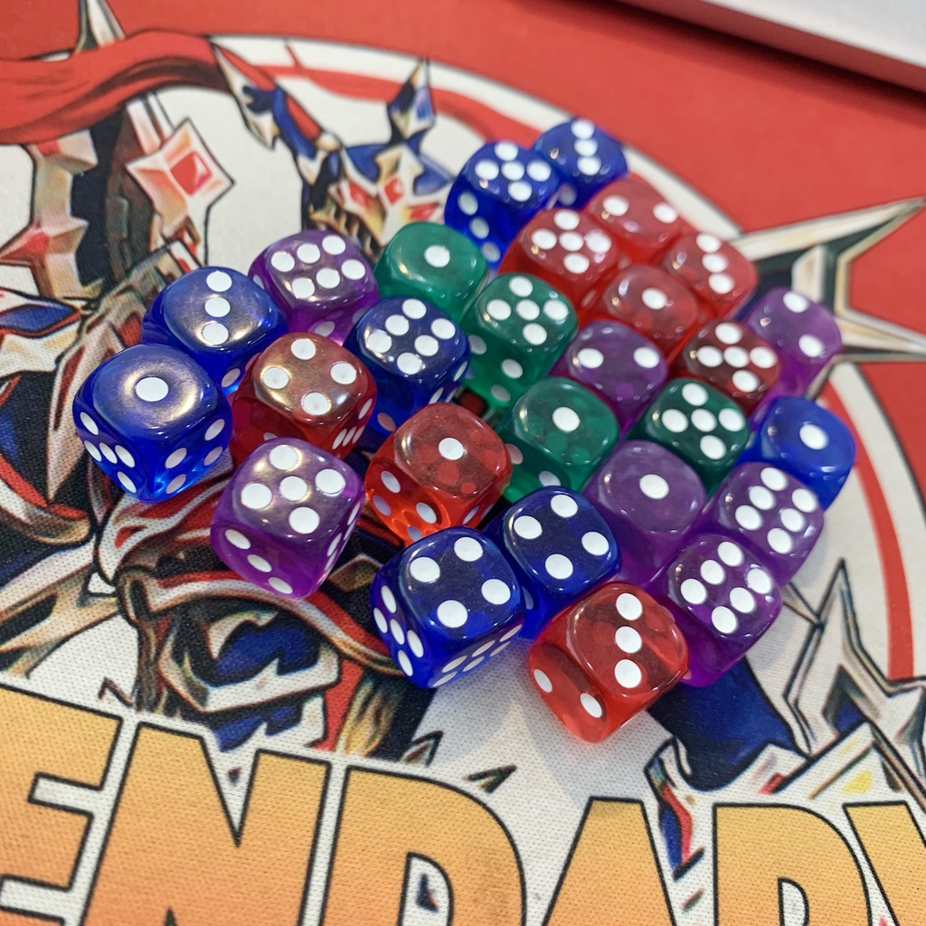 Combo Dice - Xúc Xắc - Xí Ngầu Đa Màu Sắc Chất Lượng Cao Phù Hợp Cho Các Loại Boardgame