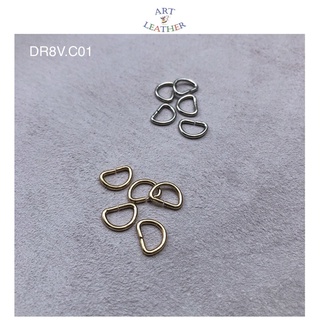 Combo 10 khoong D size 8 màu vàng dùng cho củ khóa