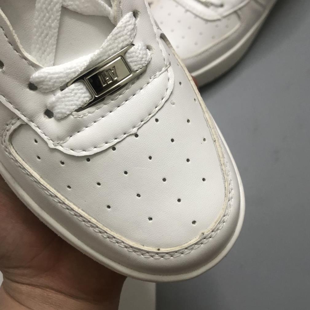 Giày Thể Thao Af1 Nam Nữ Trắng Cổ Thấp, Giày Sneaker Air Force 1 Da Cao Cấp Tôn Chiều Cao Siêu Xinh | WebRaoVat - webraovat.net.vn