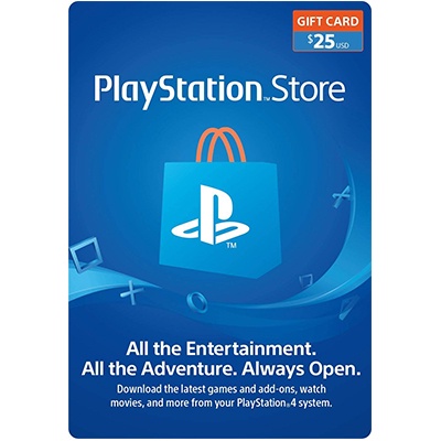 Thẻ Digital Psn Gift Card Us Cho PS4 PS5