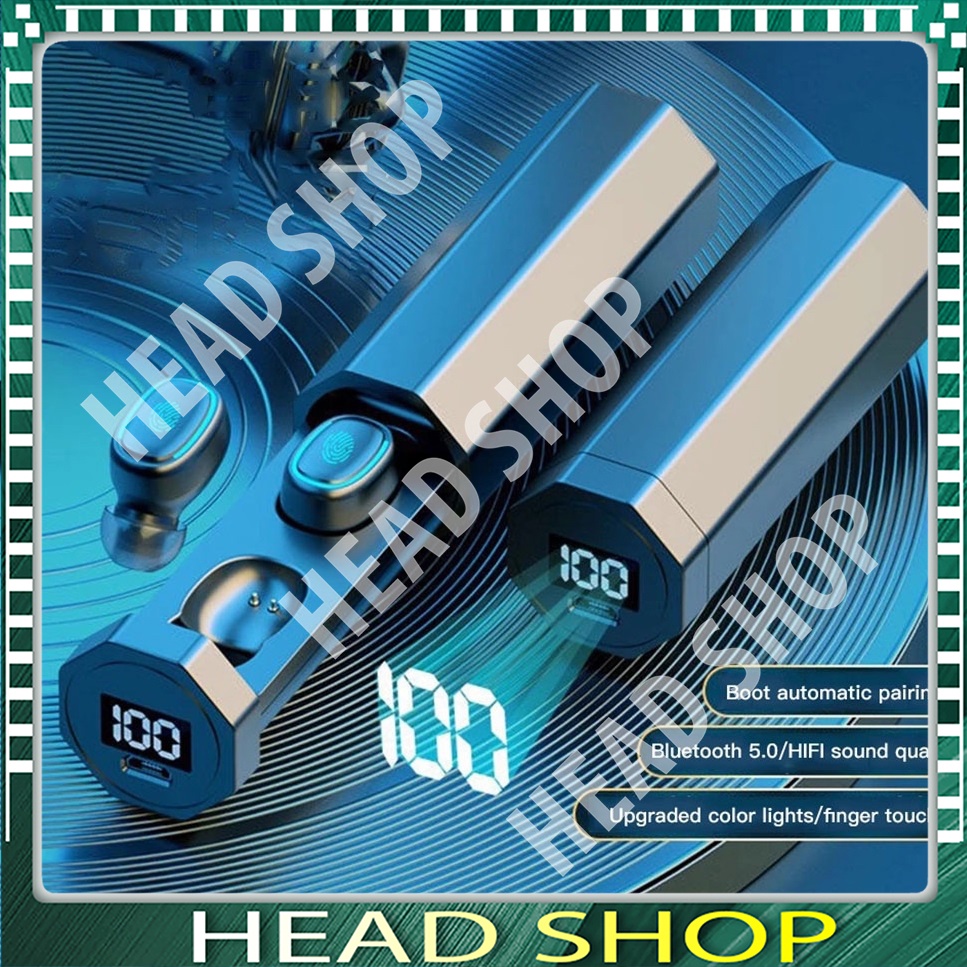Tai Nghe Không Dây Bluetooth 5.0 MÃ A7 Điều Khiển Cảm Ứng Âm Thanh Nổi Chống Nước Kèm Hộp Sạc Chơi Game HEADSHOP