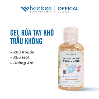 Gel rửa tay khô Trầu Không Heebee dưỡng ẩm, không khô da diệt sạch khuẩn đến 99.9% Hand Sanitizer Gel 65ml-300ml