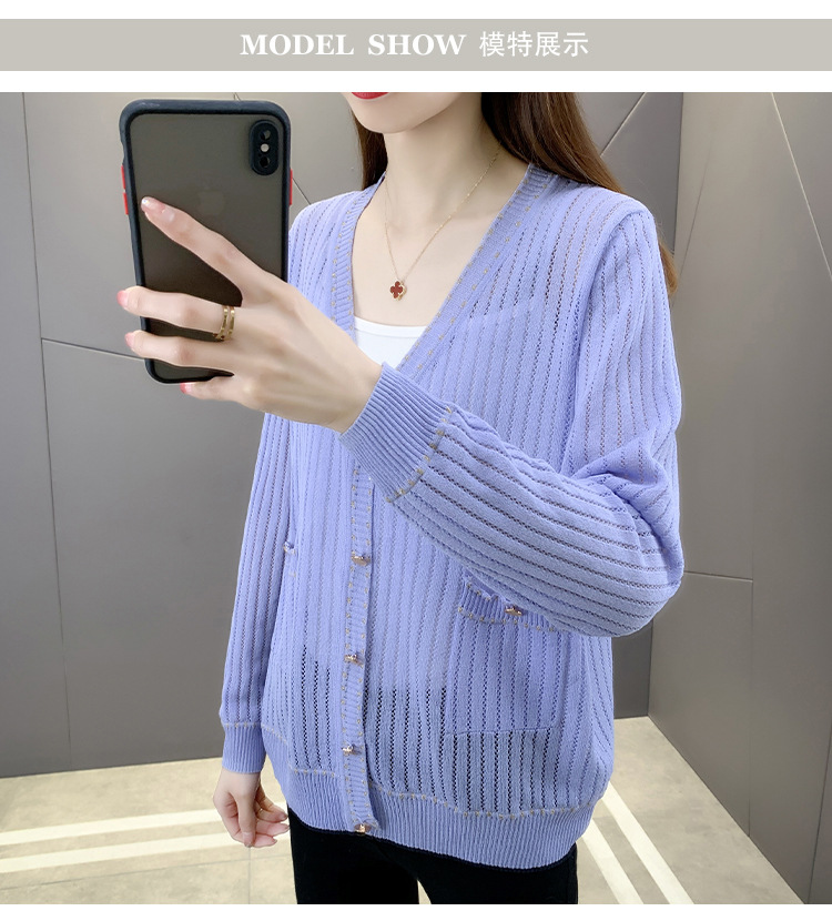 Áo Khoác Cardigan Dệt Kim Chống Nắng Cho Nữ | BigBuy360 - bigbuy360.vn
