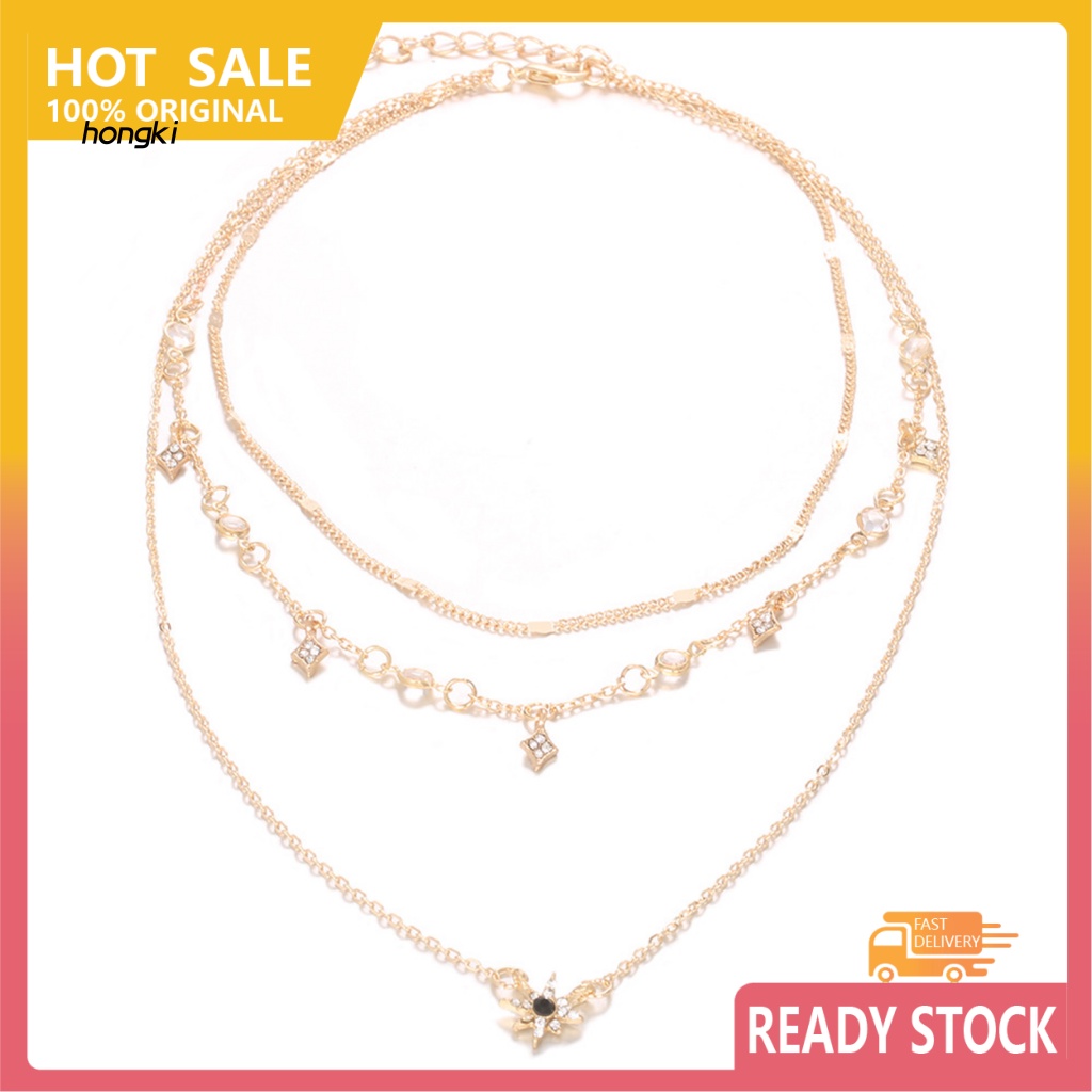 Vòng cổ MặT ĐíNh Kim Cương Giả ThờI Trang Cho Nữ