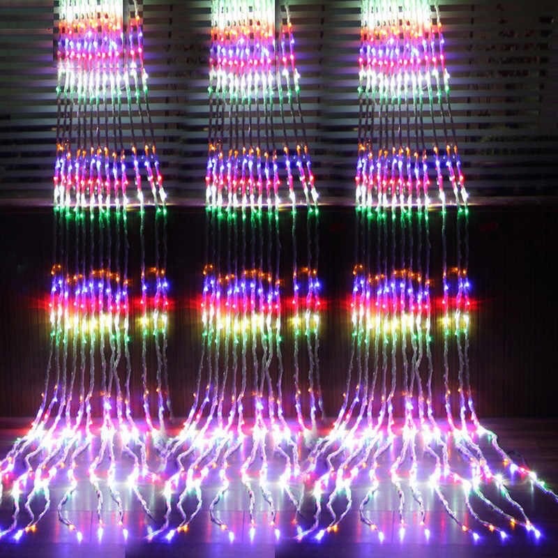 Đèn LED 3x2m rèm, thả mành , thác nước làm đèn decor, đèn trang trí phòng ngủ , ban công MOXI,
