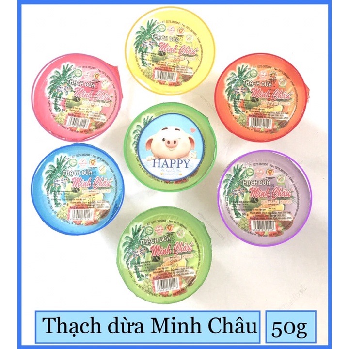 Thạch dừa Minh Châu ly 50g