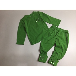 Bộ cotton len dài tay cho bé