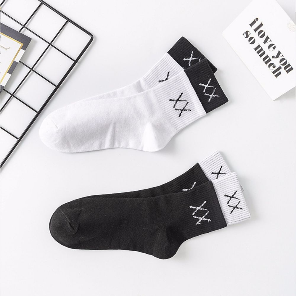 Vớ Cổ Vừa In Hình Mặt Cười Dễ Thương Thoáng Khí Thoải Mái Cho Nam Và Nữ