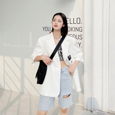 Ảnh thật 3 hình cuối-2W495.Áo blazer streetstyle xuân thu Unisex Hàn Quốc | BigBuy360 - bigbuy360.vn