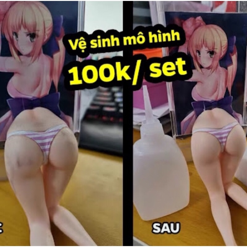 Bộ vệ sinh mô hình nhựa Sala