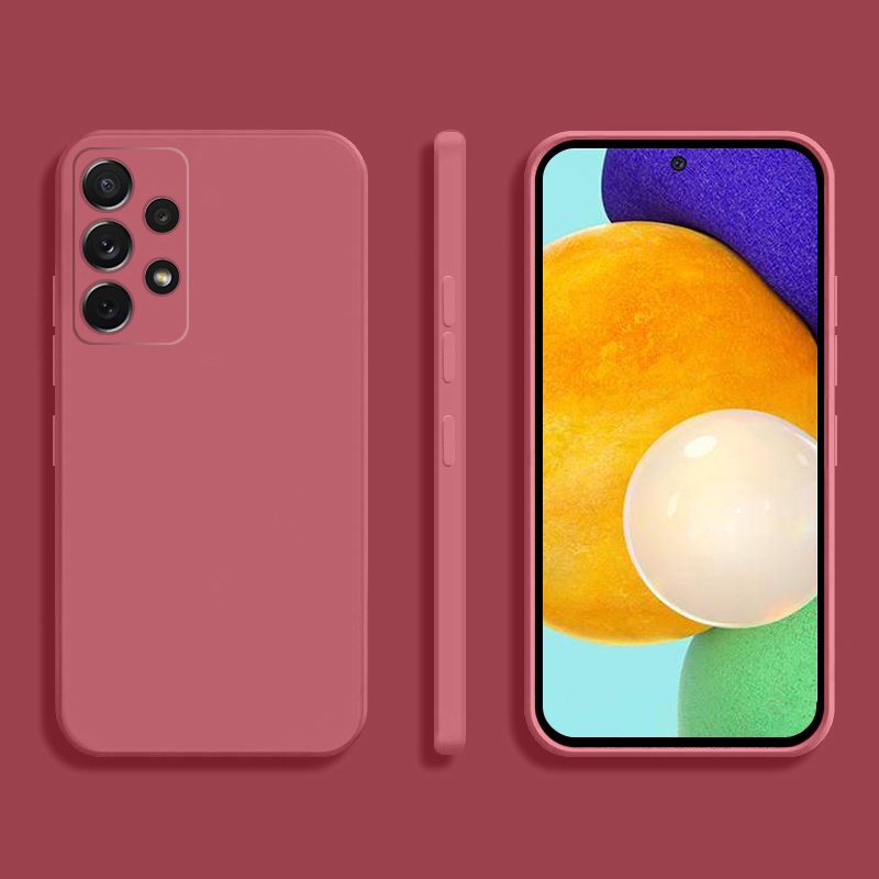 Ốp Điện Thoại Silicon Dẻo Màu Sắc Ngọt Ngào Cho Samsung Galaxy A22 A03S M32 M52 A52 A72 A32 S22 Plus Ultra