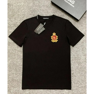 Áo Thun Nam Tay Ngắn Cổ Tròn Thêu Chữ D0Lce & Gaba 2020