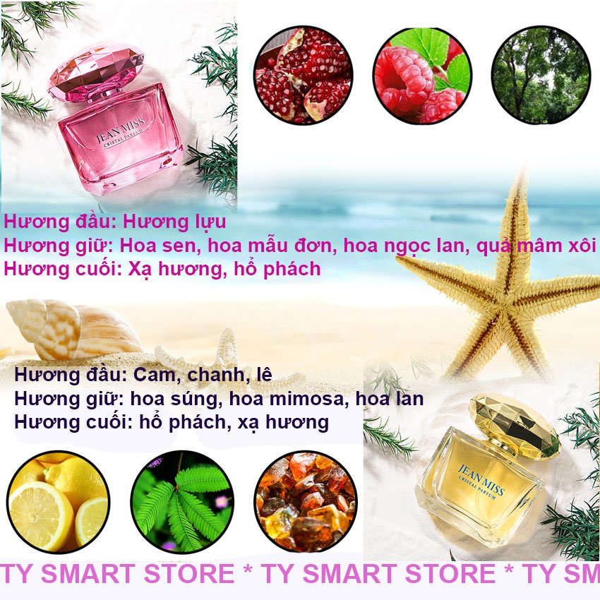 Nước Hoa Xịt Thơm Nữ Jeanmiss Nhỏ Xinh Thơm Ngọt Quý Phái 50ml