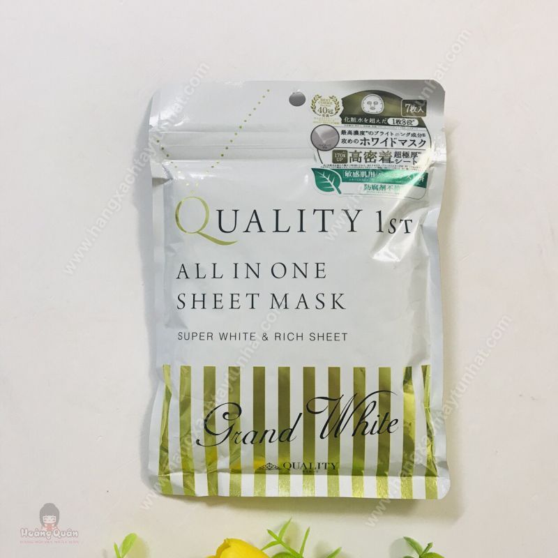 Mặt nạ Quality 1st Grand White 7 miếng