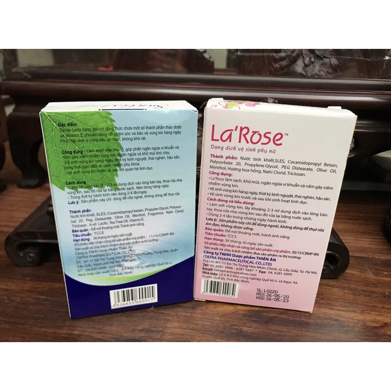 Dung dịch vệ sinh phụ nữ LA’ROSE - Ipek_Shop